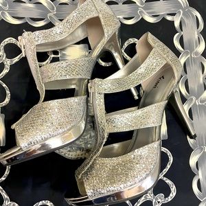 Zippered Open Toe Heel